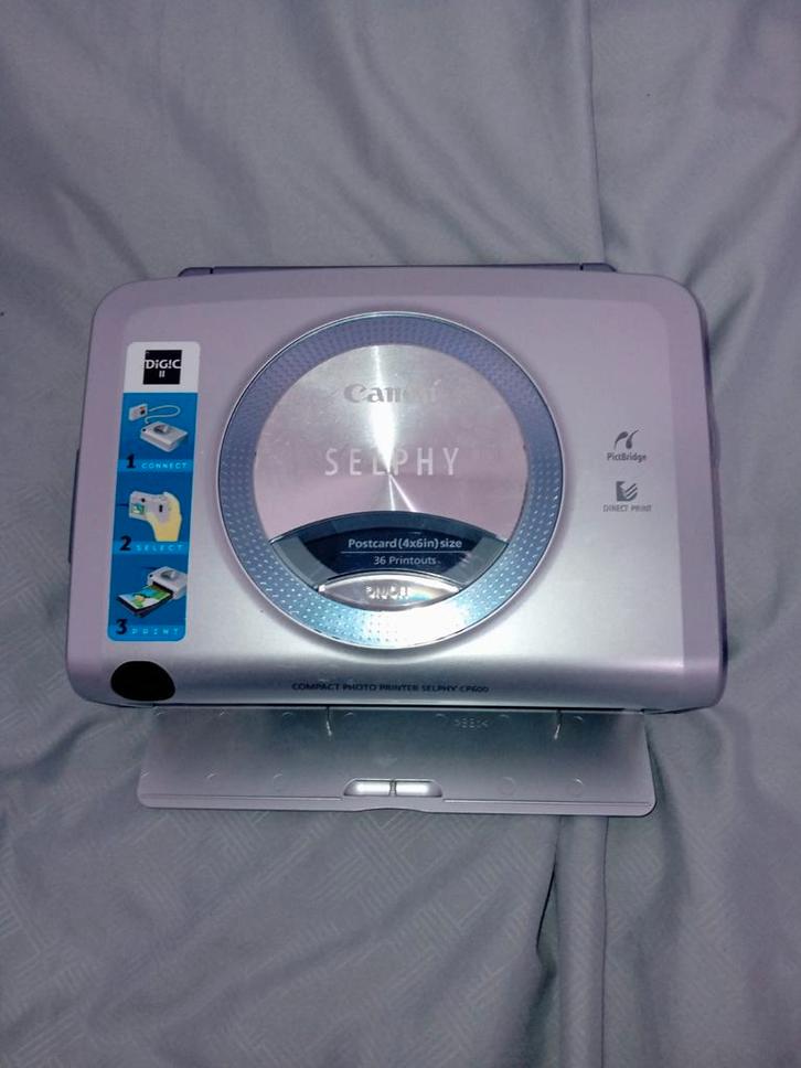 Canon Selphy CP600 Fotoprinter - Compact & Handig!, Computers en Software, Printers, Gebruikt, Fotoprinter, Thermo-printer, Kleur printen