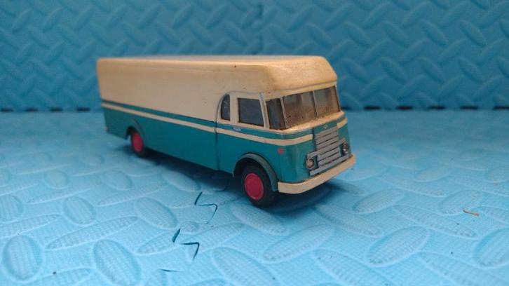DAF 7 streper, Hobby en Vrije tijd, Modelauto's | 1:50, Zo goed als nieuw, Bus of Vrachtwagen, Lion Toys, Ophalen of Verzenden