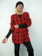 *Abfab Vintage Rode Boucle Blazer L*, BTC Design, Maat 42/44 (L), Ophalen of Verzenden, Zo goed als nieuw