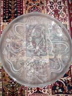 Barolac art deco glazen Draken schaal Josef Inwald, Antiek en Kunst, Antiek | Glas en Kristal, Ophalen