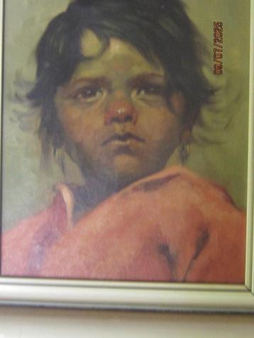 Jeanne van Hall-Brandsma, Portret dochter Arabella Olieverf beschikbaar voor biedingen