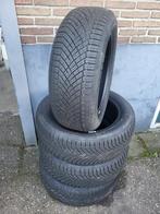 4 x 215/55/17 Continental Allseasons ZGAN 450,- ALL IN!, Auto-onderdelen, Banden en Velgen, 215 mm, 17 inch, Ophalen of Verzenden