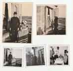 5 foto's van een koppel in klederdracht vermoedelijk Zeeland, Gebruikt, Verzenden, Foto, Klederdracht