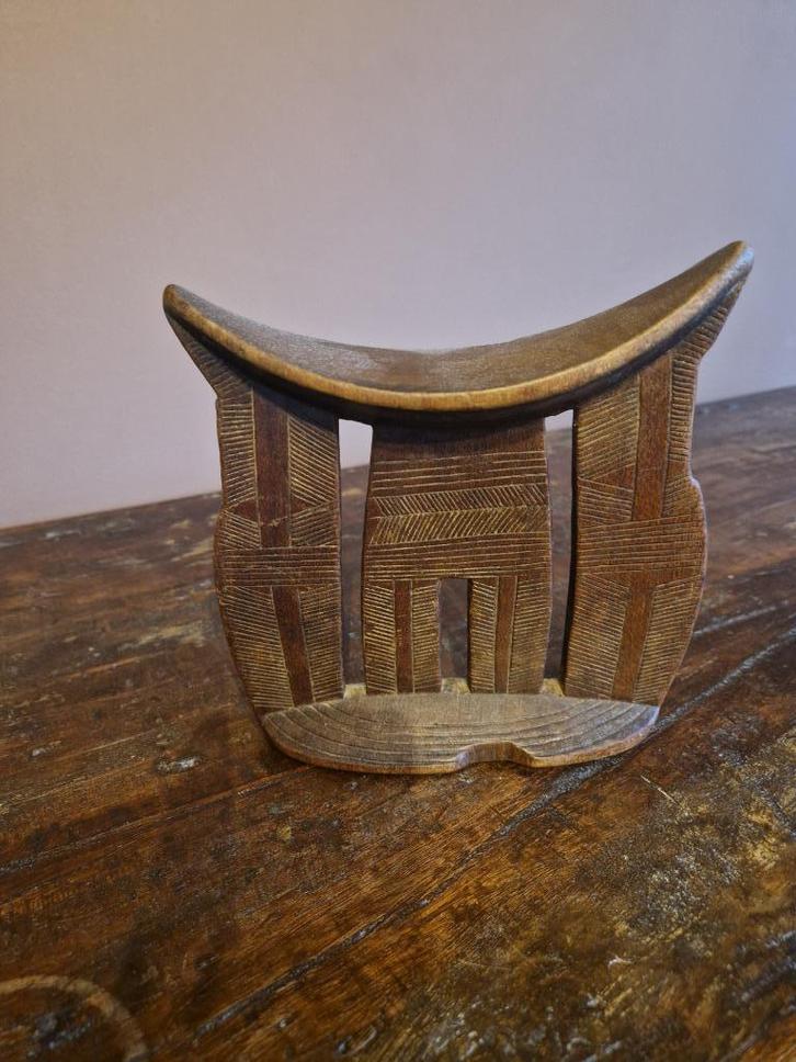 Kaguru Appui Nuque ( neksteun  ), Antiek en Kunst, Kunst | Niet-Westerse kunst, Ophalen of Verzenden