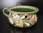 Vintage handbeschilderde kom aardewerk, Antiek en Kunst, Ophalen of Verzenden