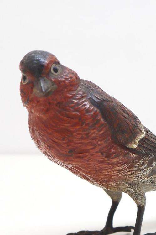 Antiek Weens bronsje vink, Antiek en Kunst, Antiek | Koper en Brons, Ophalen of Verzenden