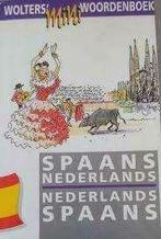 Mini Woordenboek Spaans-Nederlands, Nederlands-Spaans, Gelezen, Koenen of Wolters, Spaans, Ophalen of Verzenden