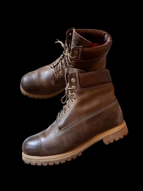 Te koop: Timberland 6-Inch Premium Boots – Maat 45 nieuw, Kleding | Heren, Schoenen, Zo goed als nieuw, Boots, Bruin, Ophalen of Verzenden