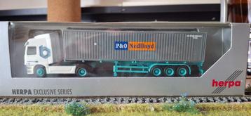 1:87 Herpa exclusiv MB Actros Bönders / P&O Nedlloyd, neuw./ beschikbaar voor biedingen