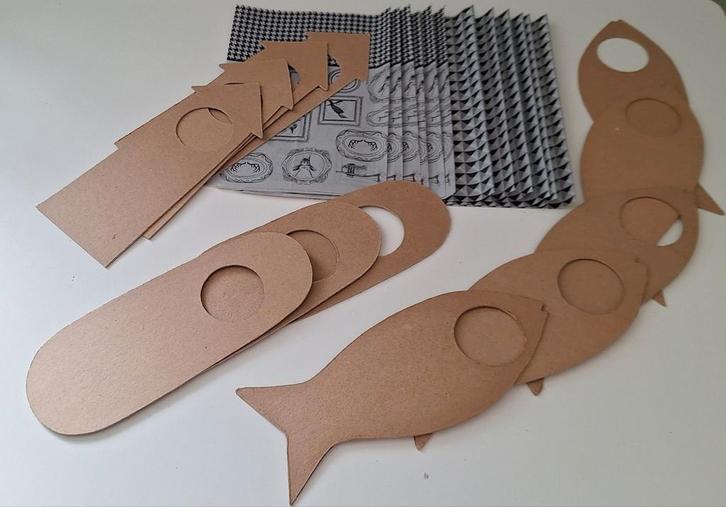 Papiermache Deurhangers DIY, Hobby en Vrije tijd, Knutselen, Nieuw, Materiaal, Ophalen of Verzenden