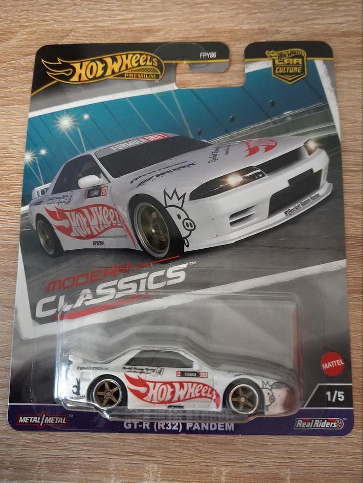 Hot Wheels Nissan Skyline R32 Pandem 1/64, Hobby en Vrije tijd, Modelbouw | Auto's en Voertuigen, Zo goed als nieuw, Auto, 1:50 of kleiner