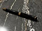 Mont Blanc balpen Meisterstück, zwart, goud gecoat ZGAN, Balpen, Met doosje, Ophalen of Verzenden, Zo goed als nieuw