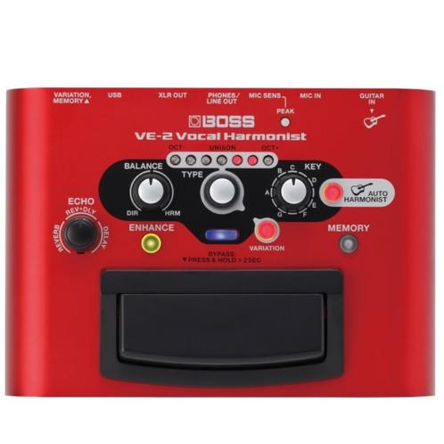 Boss VE-2 Vocal Harmonist, Muziek en Instrumenten, Effecten, Zo goed als nieuw, Delay of Echo, Reverb, Multi-effect, Verzenden