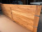 Tuintafel rustiek mist poot (teakhout). 100x300, Ophalen of Verzenden, Nieuw, Rechthoekig, Teakhout