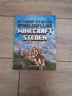 Ontwerp en bouw: ongelooflijke Minecraft steden, Ophalen of Verzenden, Zo goed als nieuw, Overige onderwerpen, Geschikt voor kinderen