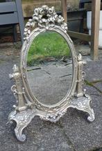Spiegel kaptafel spiegel brocante, Verzenden, Zo goed als nieuw, Minder dan 50 cm, Minder dan 100 cm