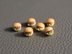 Hele kleine mini hamburgertjes van 1 cm in doorsnee., Ophalen of Verzenden, Nieuw, Gebruiksvoorwerp