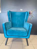 Blauwe Camberley Oorfauteuil - Goede Staat, Huis en Inrichting, Ophalen, Barok, 75 tot 100 cm, Zo goed als nieuw