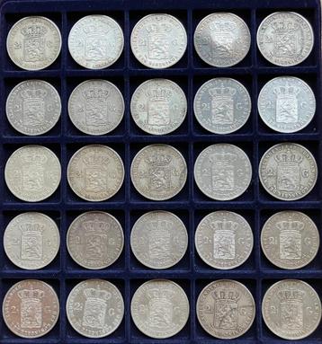50 rijksdaalders / 2,5 gulden Willem III beschikbaar voor biedingen