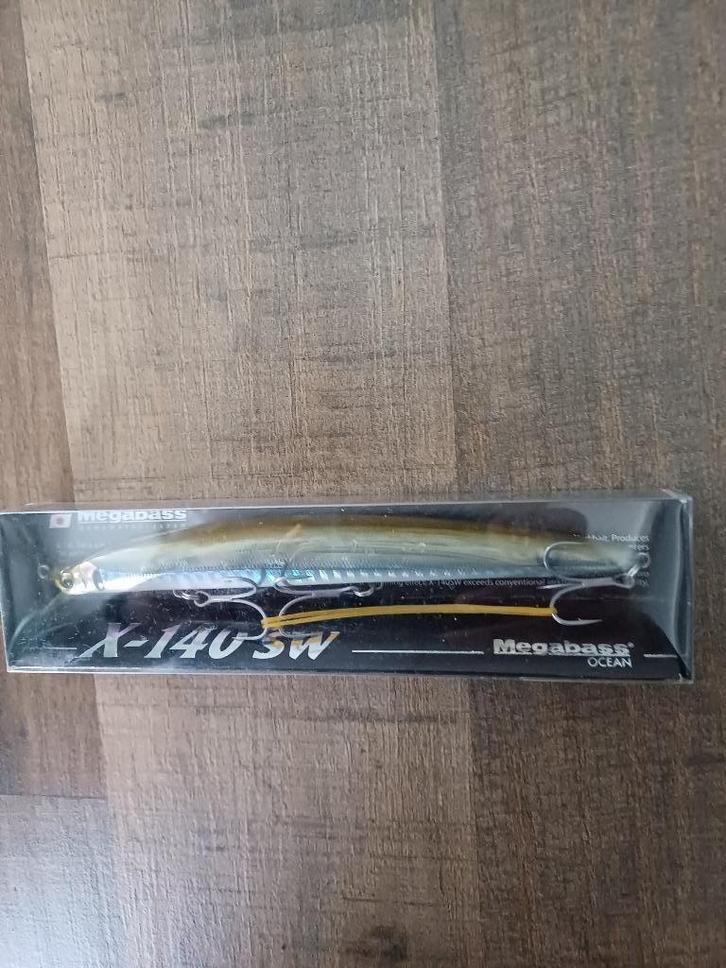 Megabass X-140 zeebaarsplug, Watersport en Boten, Hengelsport | Roofvissen, Nieuw, Overige typen, Verzenden