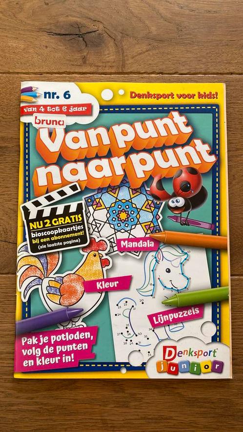 Denksport junior van punt naar punt, Hobby en Vrije tijd, Gezelschapsspellen | Kaartspellen, Nieuw, Ophalen of Verzenden