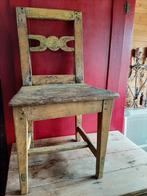 Antiek Zweeds houten stoeltje, Antiek en Kunst, Curiosa en Brocante, Ophalen
