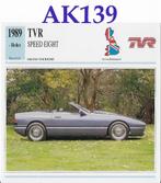 Ak139 autokaart tvr speed eight ( 1989 ), Ophalen of Verzenden, Zo goed als nieuw, Auto's