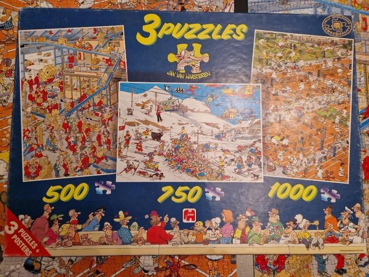 Jan van Haasteren nr 80189, Hobby en Vrije tijd, Denksport en Puzzels, Gebruikt, Legpuzzel, 500 t/m 1500 stukjes, Ophalen