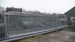 💥Schuifpoort 8 m. lang / schuifhek / toegangspoort Heras 💥, Ophalen, Gebruikt, IJzer