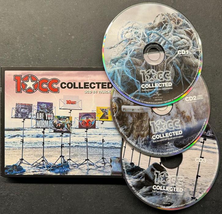 10CC - Collected ( 3CD set; 51 tracks), Cd's en Dvd's, Cd's | Rock, Zo goed als nieuw, Poprock, Ophalen of Verzenden