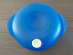 Blauwe Tupperware micropop/micro pop schaal, Huis en Inrichting, Keuken | Tupperware, Ophalen of Verzenden, Gebruikt, Blauw, Schaal