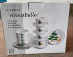 Annabelle Winter Kerst Servies - 16 delig, Huis en Inrichting, Keuken | Servies, Ophalen of Verzenden, Zo goed als nieuw, Overige stijlen