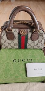 Nieuw Gucci Ophidia Boston tas met aankoop bon en alles acce, Ophalen of Verzenden, Zo goed als nieuw, Zwart, Handtas