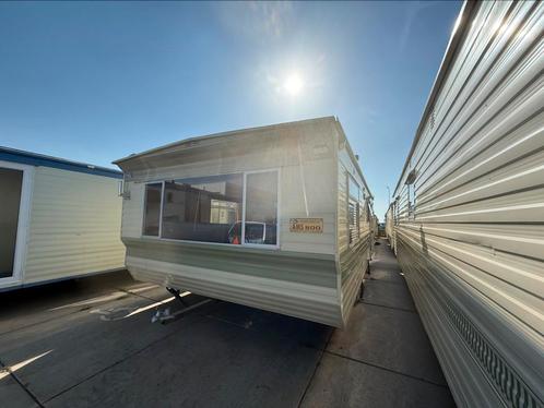Nette AMS 370 x 8.00 meter / 2 slk / Douche / wc + Gebracht, Caravans en Kamperen, Stacaravans, Ophalen