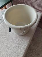 Crème emmer, 5 L, Ophalen, Zo goed als nieuw, Rond, Kunststof