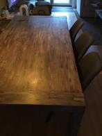 Mooie robuuste eettafel, Huis en Inrichting, Tafels | Eettafels, Ophalen, Gebruikt, 200 cm of meer, 50 tot 100 cm