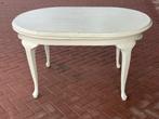 Sierlijke Queen Ann tafel wit geverfd, Ophalen