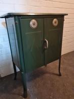 Groen emaille spekkastje, Antiek en Kunst, Ophalen