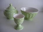 Greengate servies groen gestipt, Huis en Inrichting, Keuken | Servies, Ophalen of Verzenden, Zo goed als nieuw, Bord(en), Wedgwood