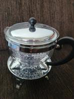 Bodum theepot met theelicht houder tea pot, Huis en Inrichting, Keuken | Servies, Ophalen of Verzenden, Zo goed als nieuw, Overige stijlen