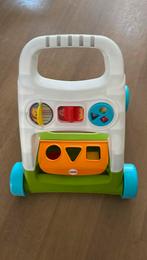Fisher price loop wagen schoon en compleet met blokjes, Ophalen, Zo goed als nieuw, Duw- of Trekspeelgoed