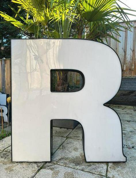 Vintage Led letter, Antiek en Kunst, Antiek | Woonaccessoires, Ophalen