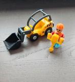 Houten treinbaan - Bouwvakker met auto, Ophalen, Gebruikt, Overige typen