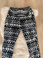 Mooie travel stof broek met print &Co Woman S, Kleding | Dames, Zwart, Nieuw, Ophalen of Verzenden, Maat 36 (S)