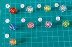 Kristal kleurige roosknopen 12 mm NIEUW PER STUK €0,15, Nieuw, Knoop of Knopen, Verzenden