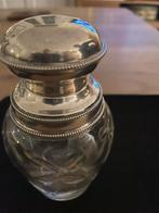 Antiek  Zilver theebus met parelrand, Antiek en Kunst, Antiek | Goud en Zilver, Ophalen of Verzenden, Zilver