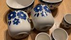 HEMA lissabon 2 mokken, 2papkommen ,3 eierendoppen, Gebruikt, Keramiek, Ophalen of Verzenden, Overige stijlen
