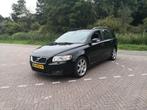 Volvo V50 2.4 D5 Geartronic 2007 Zwart, Auto's, Volvo, Zwart, 14 km/l, Stationwagon, Diesel