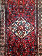 Handgeknoopt Perzisch wol Husseinabad tapijt loper 85x290cm, Crème, Gebruikt, ., .