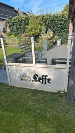 Reclamebord leffe, Ophalen of Verzenden, Gebruikt, Reclamebord, Plaat of Schild, Leffe